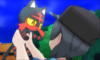 Look at how damn cute the fire starter is. I chose Litten for my first adventure.